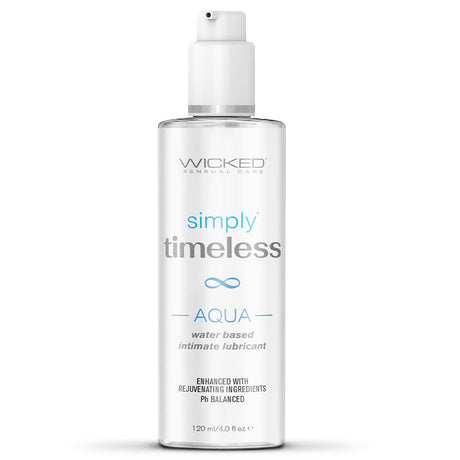 Wicked Simply Timeless Aqua Lubricant, 4 oz - WS-91304