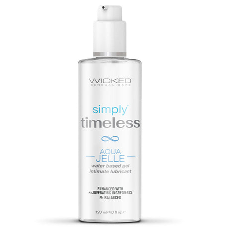 Wicked Simply Timeless Aqua Jelle Water-Based Lubricant — 4 oz - WS-91305