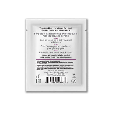Wicked Simply Timeless Hybrid Lubricant Sachet, 6 ml - WK850