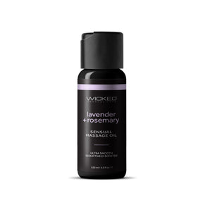Wicked Lavender & Rosemary Massage Oil, 4 oz - WS-90984