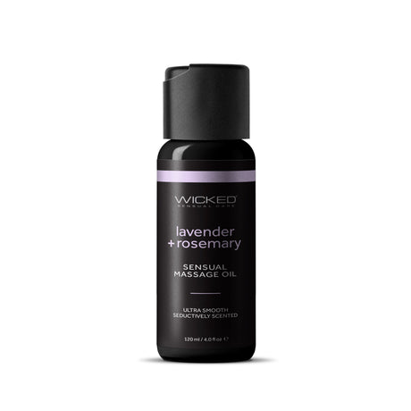 Wicked Lavender & Rosemary Massage Oil, 4 oz - WS-90984