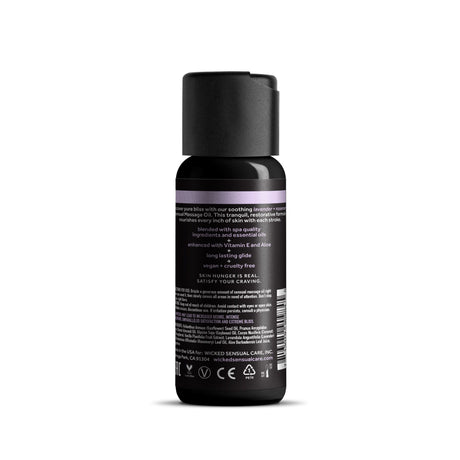 Wicked Lavender & Rosemary Massage Oil, 4 oz - WS-90984
