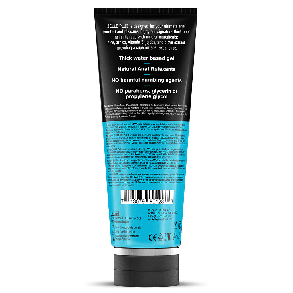 Wicked Jelle Plus Anal Lubricant - 8 oz - WS-90128