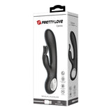 Pretty Love Carina 7-Function Rechargeable Rabbit Vibrator, Black, 7.49" - BI-014480-2