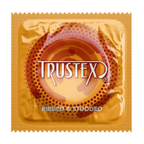Paradise Marketing Trustex Ribbed & Studded Condoms — 1,000-Count Case - LS8835C