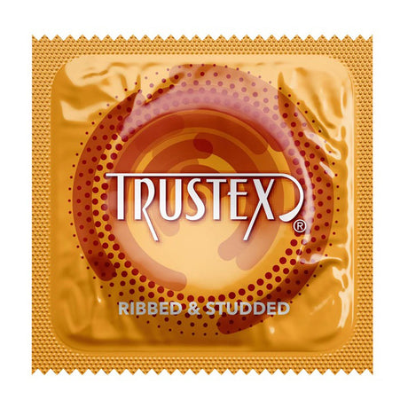 Paradise Marketing Trustex Ribbed & Studded Condoms — 1,000-Count Case - LS8835C