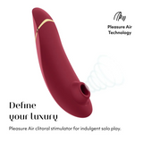 Womanizer Premium 2 Clitoral Stimulator — Bordeaux - WZ5532