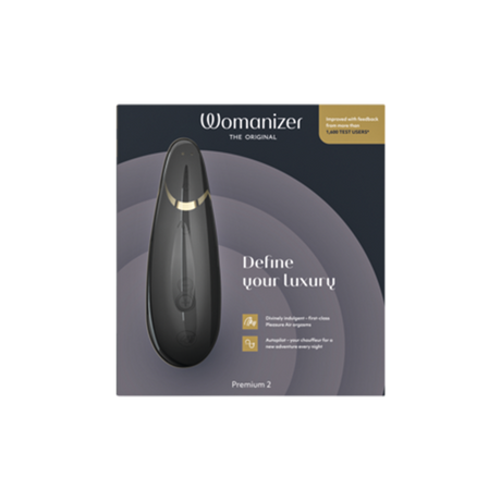 Womanizer Premium 2 Pleasure Air Clitoral Stimulator — Black - WZ5525