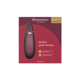 Womanizer Premium 2 Clitoral Stimulator — Bordeaux - WZ5532