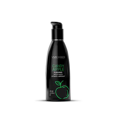 Wicked AQUA Candy Apple Water-Based Lubricant, 2 oz - WS-90402