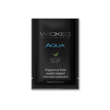 Wicked Aqua Lube Sachet — Silky Personal Lubricant - WK201