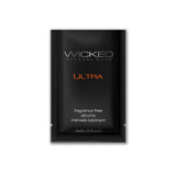 Wicked Ultra Fragrance-Free Silicone Lubricant Sachet - WK101