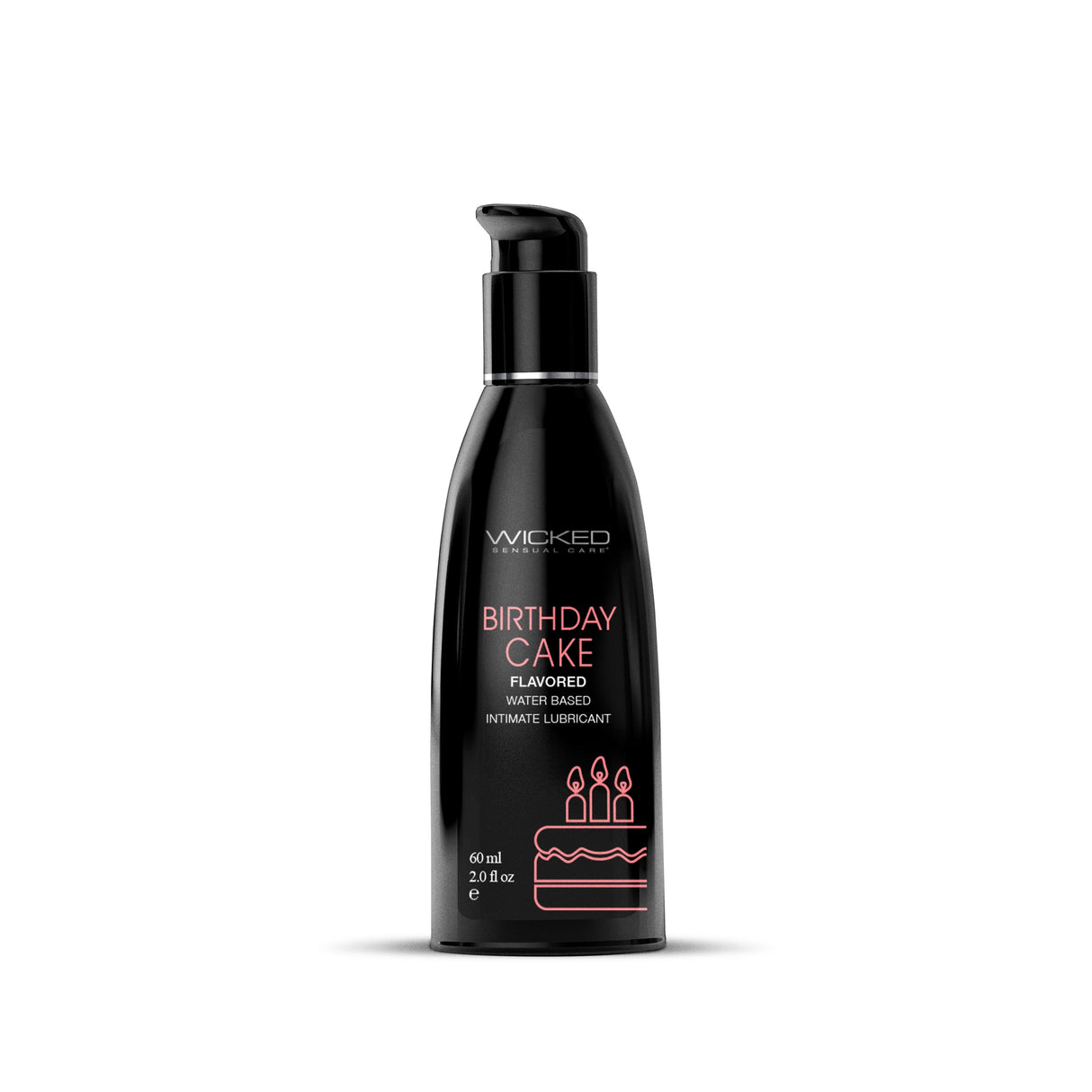 Wicked Aqua Water-Based Lubricant, Birthday Cake Flavor, 2 oz - WS-90442