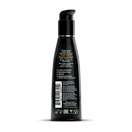 Wicked AQUA Salted Caramel Water-Based Flavored Lubricant — 4 oz - WS-90324