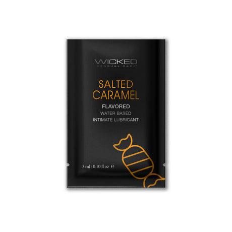 Wicked AQUA Salted Caramel Water-Based Lubricant Sachet - WK323