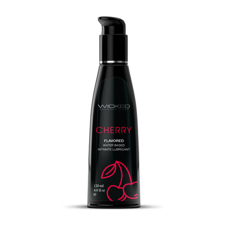 Wicked Aqua Cherry Personal Lubricant 4 oz - WS-90434
