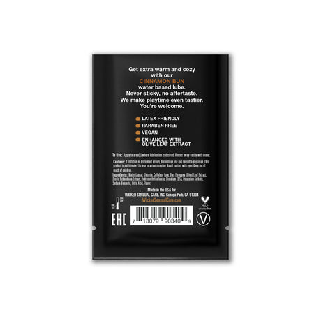 Wicked Aqua Cinnamon Bun Water-Based Lubricant - WK329