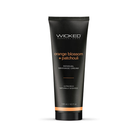 Wicked Orange Blossom + Patchouli Massage Cream, 4 oz - WS-90934