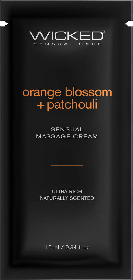 Wicked Orange Blossom + Patchouli Sensual Massage Cream .34 oz - WK820