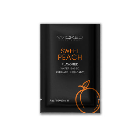 Wicked Aqua Sweet Peach Water-Based Personal Lubricant - WK331