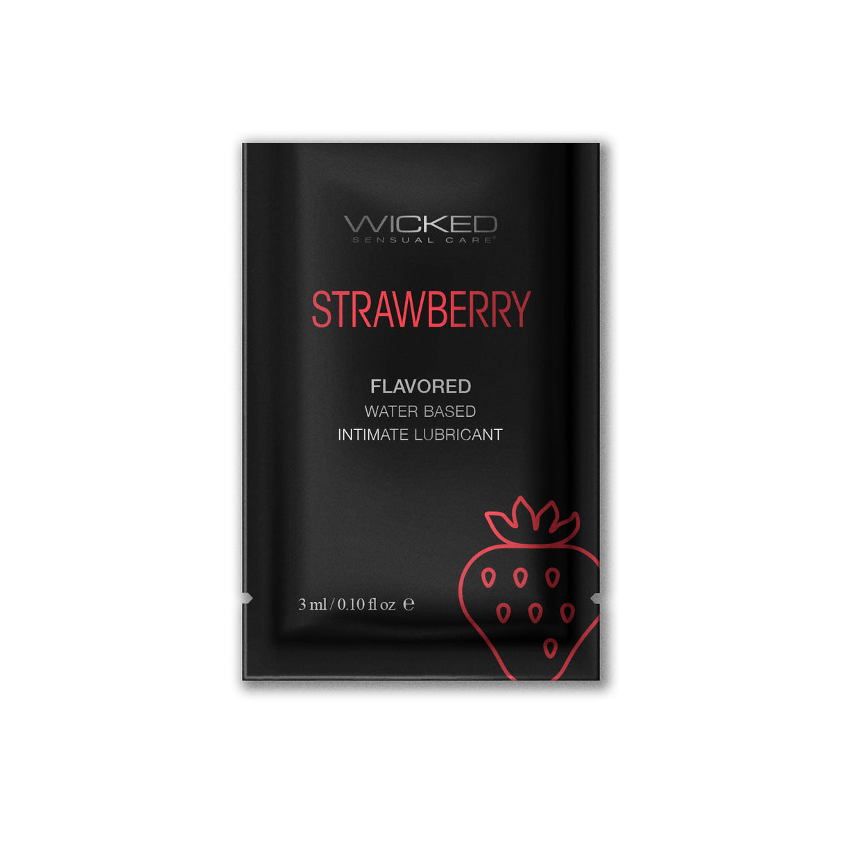 Wicked Aqua Strawberry Water-Based Personal Lubricant - WK333