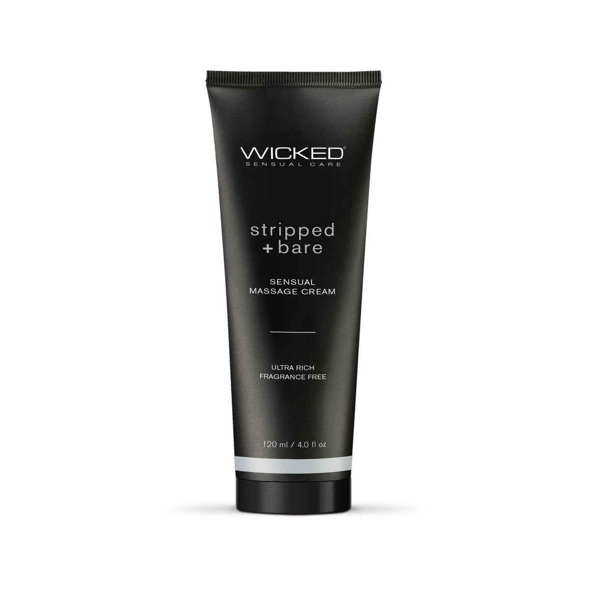 Wicked Stripped + Bare Fragrance-Free Massage Cream, 4 oz - WS-90944