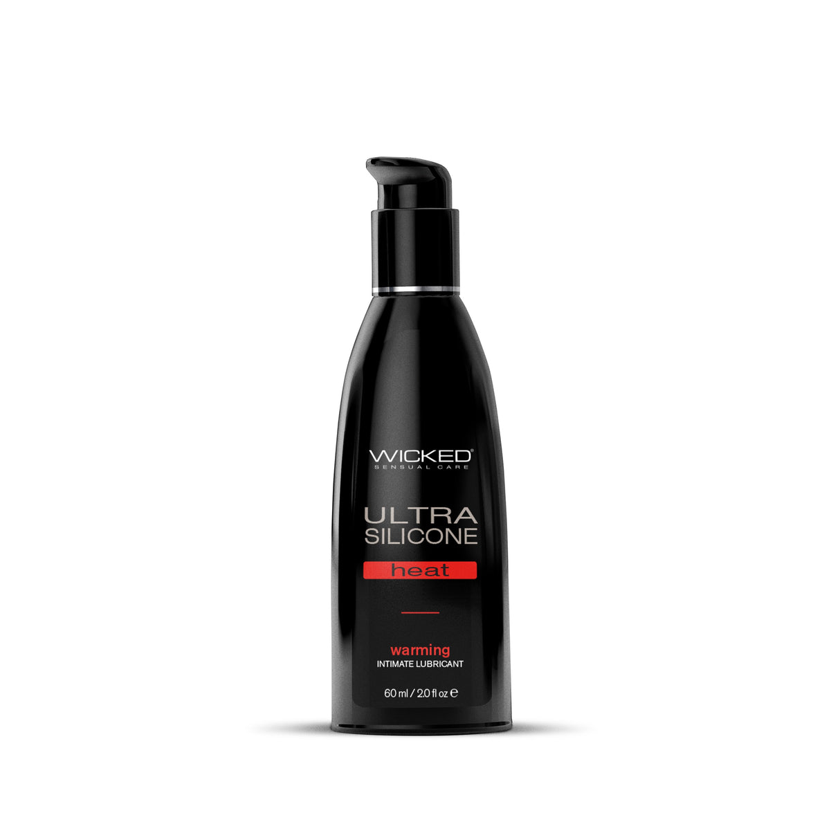 Wicked Ultra Heat Silicone Lubricant - Warming Formula, 2 oz - WS-90702