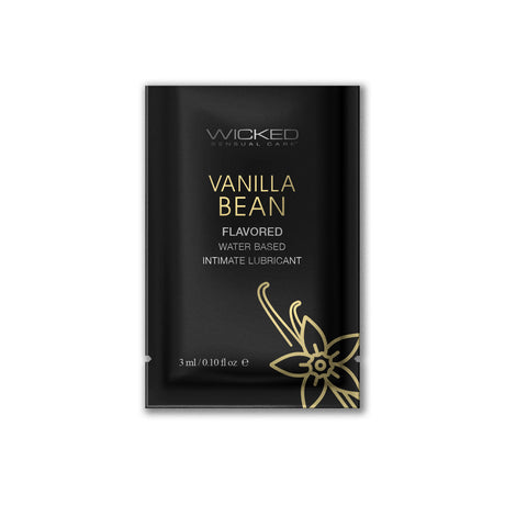 Wicked Aqua Vanilla Bean Lubricant Sachet — 3 ml - WK310
