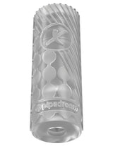 Pipedream PDX Elite EZ Grip Stroker — Clear TPE Handheld - PDRD514