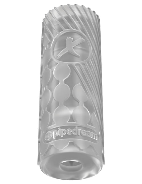 Pipedream PDX Elite EZ Grip Stroker — Clear TPE Handheld - PDRD514