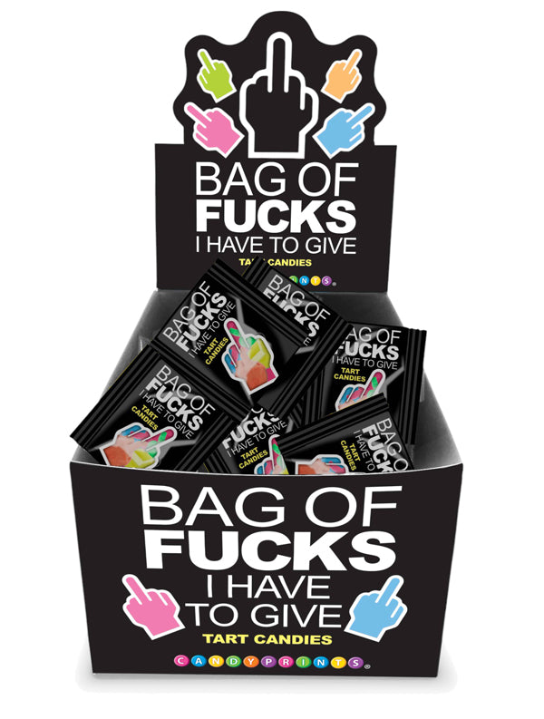 Little Genie Bag of F***s I Have to Give — 100-Count Candy Display - LG-CP1216