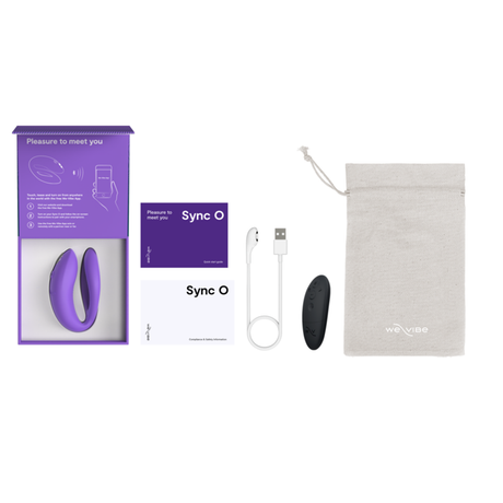 We-Vibe We‑Vibe Sync O Couples C‑Shape Vibrator — Purple - WE2905