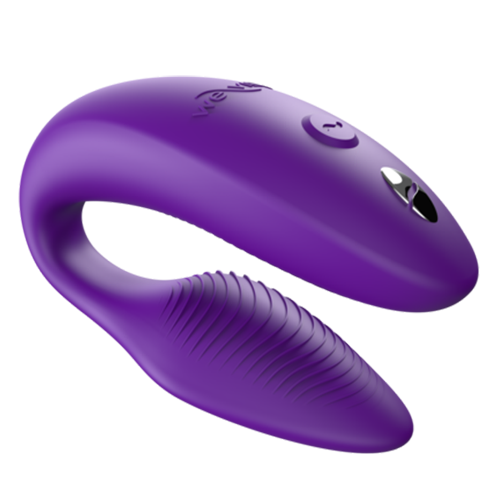 We-Vibe Sync 2 Couples Vibrator, Purple — USB Rechargeable - WE9356