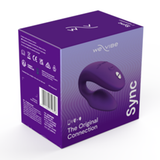 We-Vibe Sync 2 Couples Vibrator, Purple — USB Rechargeable - WE9356