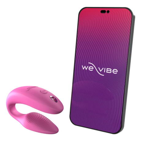 We-Vibe We‑Vibe Sync 2 Couples Vibrator — Dusty Pink, Rechargeable - WE9349
