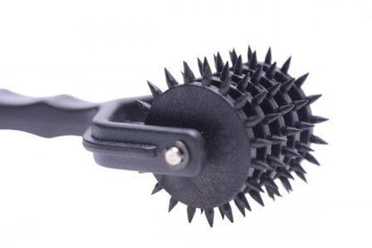 Master Series Spiked 5 Row Pinwheel - Black by XR Brands