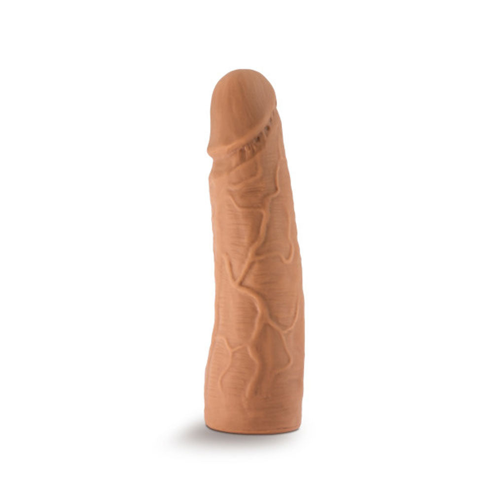 Blush Lock On 7 Inch Realistic Dildo — Mocha - BL-51377