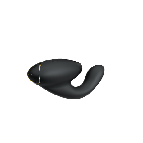 Womanizer Duo 2 Dual Clitoral & G-Spot Vibrator — Black - WZ1107
