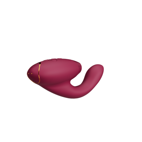 Womanizer Duo 2 Dual Clitoral & G-Spot Vibrator — Bordeaux - WZ1114