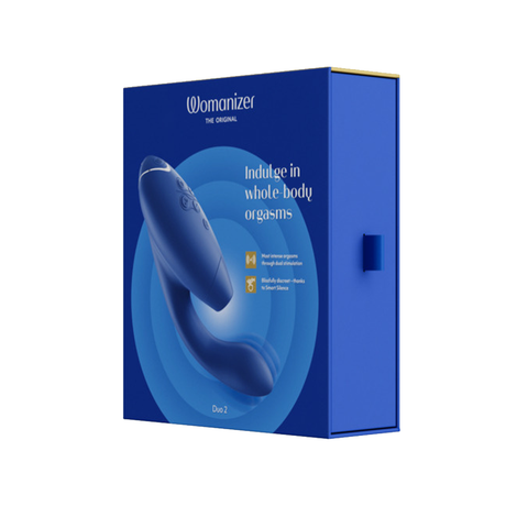 Womanizer Duo 2 Dual Clitoral & G-Spot Vibrator — Blueberry - WZ1121