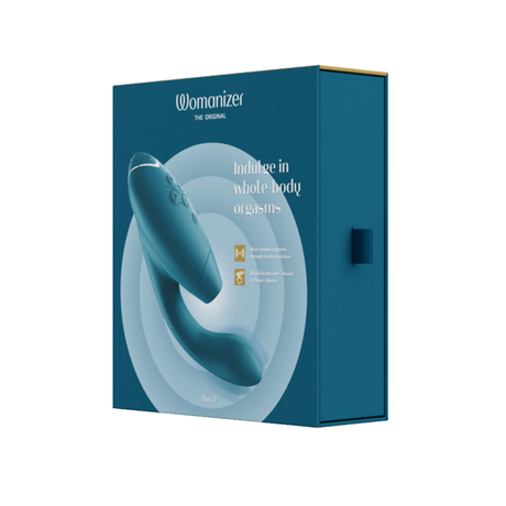 Womanizer Duo 2 Dual Clitoral & G-Spot Vibrator — Petrol - WZ1138