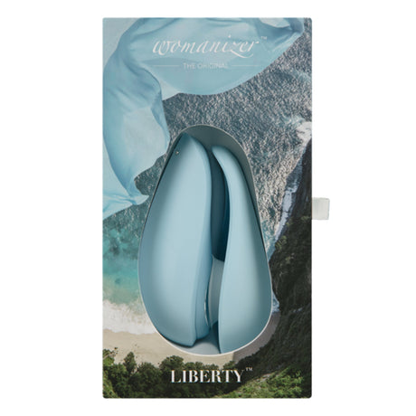 Womanizer Liberty Clitoral Stimulator — Powder Blue - WZ1022