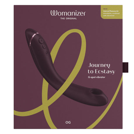 Womanizer OG G-Spot Vibrator — Pleasure Air & Vibrations, Aubergine - WZ3652