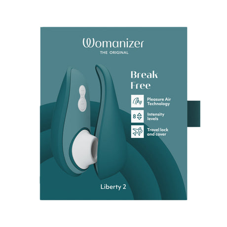 Womanizer Liberty 2 Clitoral Stimulator — Dark Petrol - WZ2783