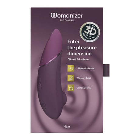 Womanizer Next Pleasure Air Vibrator — Dark Purple - WZ3650