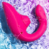 Womanizer Blend Vibrant Pink Dual-Stimulation Rabbit Vibrator - WZ2968