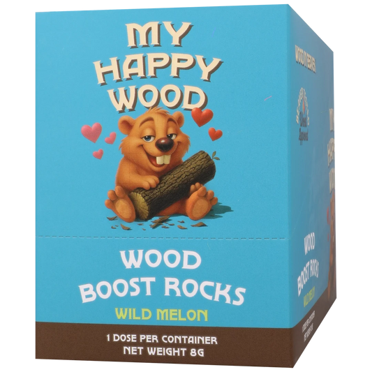 Doc Johnson Wood Boost Rocks for Him — 12-Pack Wild Melon - DJ4561-06-BX
