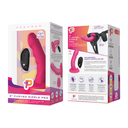 Pegasus 6 Inch Curved Ripple Reg - Pink by Pegasus