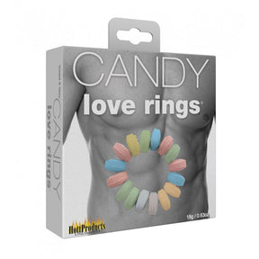 Hott Products Candy Love Edible Cock Rings — 3 Pack - HTP-SFFD125
