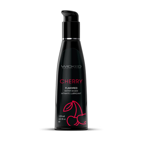 Wicked Sensual Care Wicked Aqua Cherry Water-Based Personal Lubricant, 4 fl. oz. - WS-90434